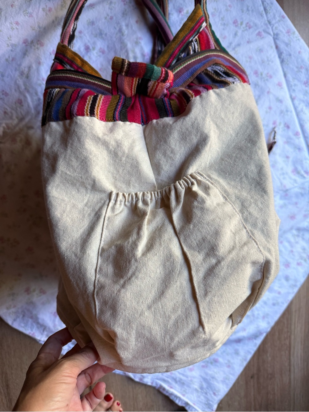Nena & Co. Multicolor Striped Boho Shoulder Bag - Picture 3 of 6